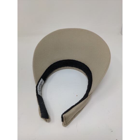 Womens High Spirits Sun Visor Hat Tan Palm Desert California Los Caballeros - Picture 7 of 8